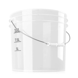 Wash Bucket Clear White 13lt
