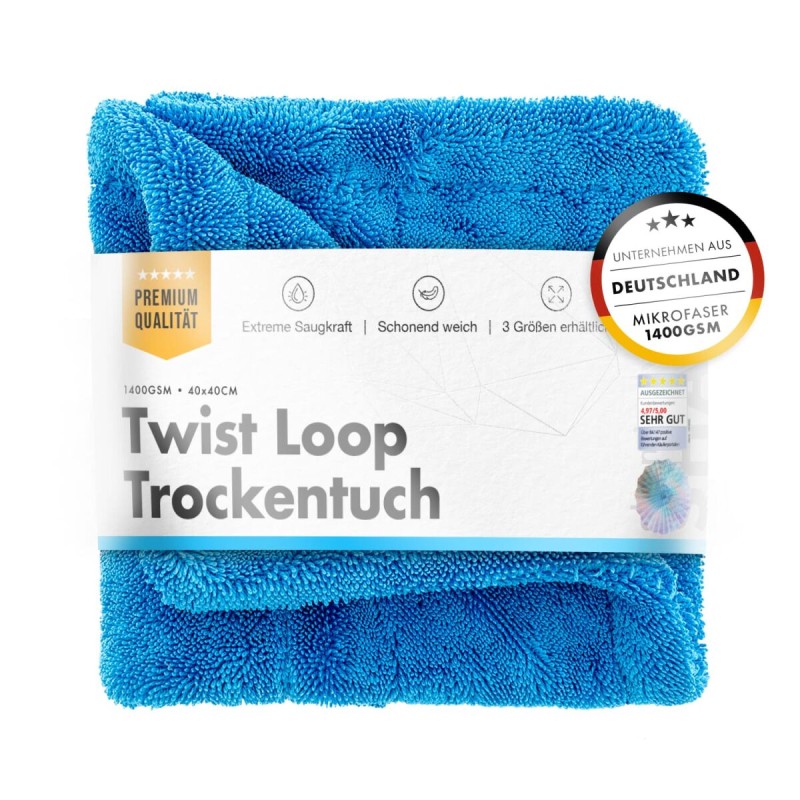 Blue Shark Twisted Loop Towel 1400gsm 40x40 | danal.gr