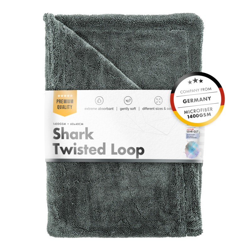 Gray Shark Twisted Loop Towel 1400gsm 60×40 | danal.gr